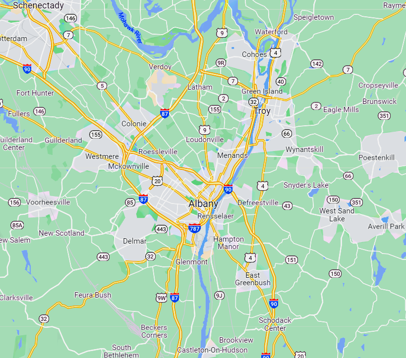 Map Of Albany 